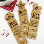 BOOKMARK – BEST TEACHER  PERFECT FOR YEAR END GIFT IDEA