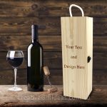 Personalised Custom Design Wine Box