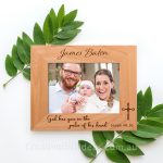 Personalised Christening Photo Frame