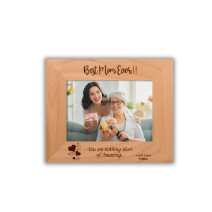 Personalised Best Mum Photo Frame
