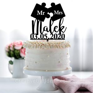 Mr & Mrs Cake Toppers