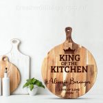 Personalised Chopping Board - King of the Kitchen - King of the Kitchen