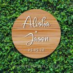 Names with Date on Bamboo