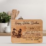 Raksha Bandhan Personalised Chopping Board